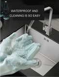 Multi-Purpose Silicone Dish Scrubber Gloves – Durable, Cold Weather Resistant, and Food Grade Safe