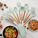 12 Pcs Silicone Cooking Kitchen Utensil Set