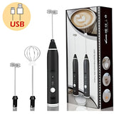 Handheld Electric Milk Frother and Food Blender.