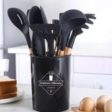 12 Pcs Silicone Cooking Kitchen Utensil Set